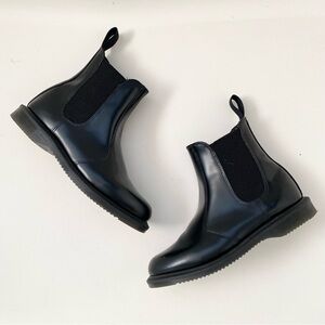 Dr. Martens Flora Patent Ankle Boots